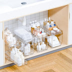 2 Set, 2 Tier Pull Out Cabinet Organizer - Image 9