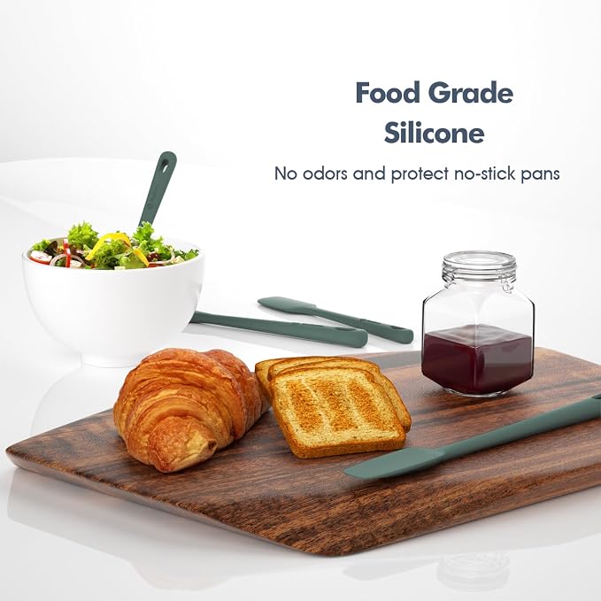 ChefAide 4 Pieces Silicone Spatula Set, Food Grade Rubber Spatula, Upgrade - Image 6
