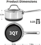 Hybrid Nonstick 3 QT Saucepan - Image 2