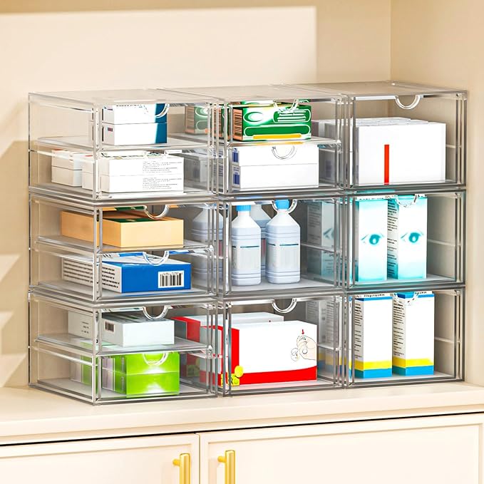 caktraie Versatile Acrylic Makeup Organizer, Drawer Organizer - Image 4