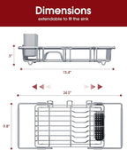 Sakugi Dish Drying Rack in Sink - Image 3