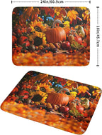 Fall Harvest Pumpkin Dish Drying Mat - Image 2