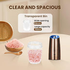Rechargeable Electric Salt And Pepper Grinder Set, Automatic Gravity Electric - Image 5