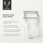 Viski Citrus Peeler Tool, Fruit Peeler - Image 2