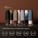 LARS NYSØM Salt and Pepper Grinder Set, Stainless Steel Manual Salt and Pepper - Image 5