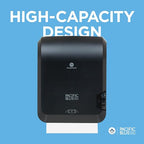 Pacific Blue Ultra 8" High-Capacity Mechanical Paper Towel Dispenser by GP PRO - Image 6