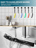 6Pcs Hard Bristle Crevice Cleaning Brush, Designed - Image 6