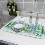 Winter Bear Bird Dish Drying Mat - Image 6