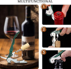HYZ 2-Pack Wine Opener Waiter Corkscrew, Professional Wine Key - Image 3