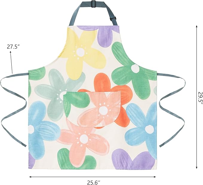 2 Pack Floral Apron for Women - Image 4