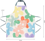 2 Pack Floral Apron for Women - Image 4