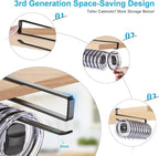 2Pack Tumbler Lid Organizer for Corner Cabinets, Space-Saving Coffee Cup Holder - Image 5