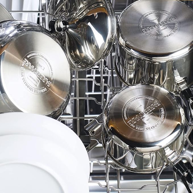 Farberware Classic Stainless Steel Cookware Pots and Pans Set - Image 13