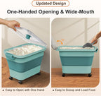 Rice Storage Container, Collapsible Airtight Food Storage Containers 20-30lbs - Image 3