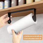 Paper Towel Holder Under Cabinet, Stainless Steel, Wall Mount - Image 3