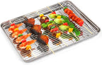 Cooling Rack Set of 3, Baking Rack Stainless Steel Wire Rack - Image 7