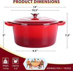 E-far Enameled Cast Iron Dutch Oven - Image 2