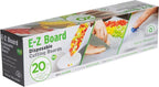 Mind Reader E-Z Board Disposable Plastic Cutting Board, 20 Square Feet by MindReader