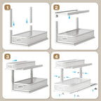 2 Pack 21IN-Depth Under Sink Organizer - Image 5
