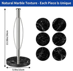 YIGII Heavy Marble Base Paper Towel Holder Countertop - Image 7