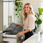 DTUQYX Spice Rack Organizer for Countertop, 3-Tier Large Capacity Foldable - Image 4