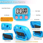 ZILLEEN Classroom Timer for Kids Teachers 6 Pack Digital Timers - Image 7