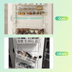 Mefirt 12 Inch Wide Narrow Over The Door Pantry Organizer, Pantry Organization - Image 6