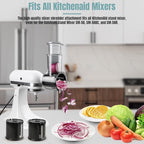 Stainless Steel Slicer Shredder Attachments - Image 3