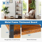 DUMOS 5 Tiers Bookshelf, Classical Modern Book Shelf, Tall Display Shelves in - Image 5