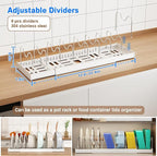 Mustorn 2 Pack Pots and Pans Organizer Under Cabinet - Image 2