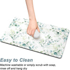Rnivvi Coffee Mat, Hide Stain Rubber Backed Absorbent Dish Drying Pad - Image 5