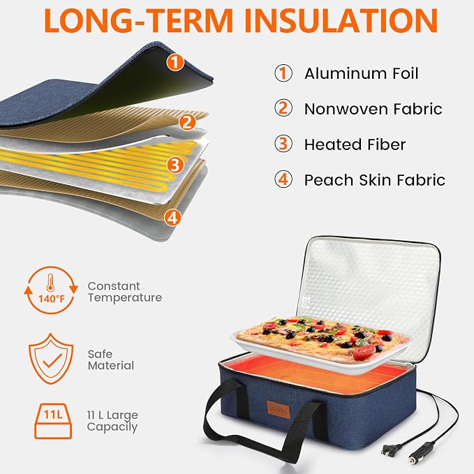 Food Warmer Electric Casserole Carrier - Image 6