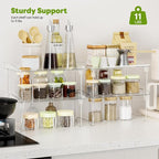 STARLATTA Acrylic Cabinet Organizer Shelf, Spice Rack, Countertop Organizers - Image 4