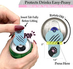 Soda Can Tab Opener Mini Soda Can Cover Easy Tab Opener and Drink Protector - Image 2