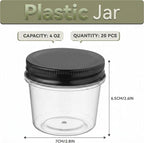 novelinks 4 oz Small Plastic Jars - Image 2