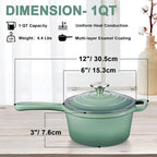 Enameled Cast Iron Sauce Pan - Image 2