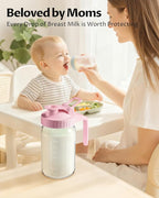 2-Pack 32oz Breast Milk Pitcher – Airtight, Leak-Proof Lids, Easy Pour Spout - Image 7