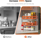 Sevenblue 4 Pack Strong Magnetic Spice Rack - Image 3