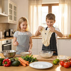 2 Pack Stripes Kids Apron, Kids Cooking Aprons - Image 7
