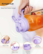 2 Pack Mason Jar Pitcher – Airtight & Leakproof Glass Pitcher - Image 4