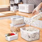 4 Pack Large Fridge Food Storage Container Set - Image 5