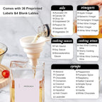 Olive Oil Dispenser Bottle for Kitchen, 16.9 oz/ 500 ml Cooking Oil Container - Image 5