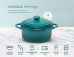 Kook Ceramic Mini Cocotte Set, Small Casserole Dishes - Image 6