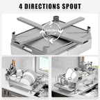 Ewaiira Dish Drying Rack, 304 Stainless Steel Dish Racks - Image 4