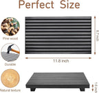 Renawe Black Bathroom Counter Tray Organizer Wood Riser Stand Kitchen - Image 7