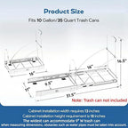 Pull Out Trash Can Under Cabinet & Under Sink - Image 3