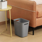 UUJOLY Plastic Small Trash Can Wastebasket, Garbage Container Basket - Image 3