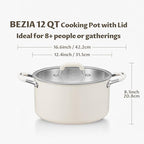 12 Quart Nonstick Stock Pot - Image 6
