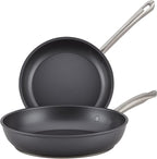 Anolon Accolade Forged Hard Anodized Nonstick Frying Pans/Skillet Set, 10 Inch by Anolon