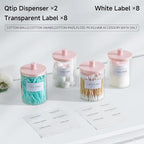 TIPGO Glass Qtip Holder Dispenser - Image 4